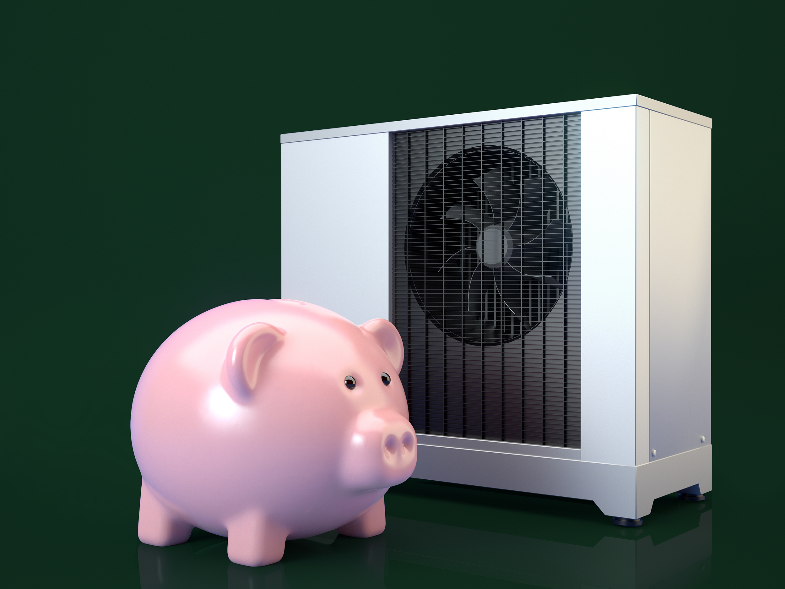 warmtepomp en spaarvarken